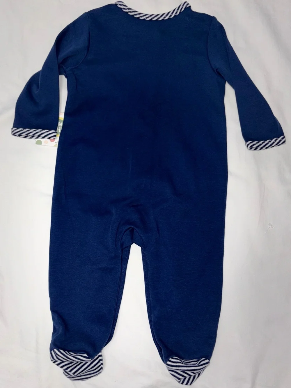 Little Me sailboat footed sleeper and hat set sz 6 months NWT